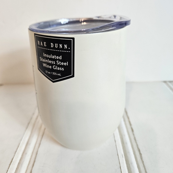 Rae Dunn Wine Helps 12oz Insulated Stainless Steel Wine Tumbler Cup - Picture 3 of 12